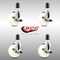 Service Caster 4 Inch 316SS Nylon Wheel Swivel 1-1/2 Inch Expanding Stem Caster Set Brake SCC SCC-SS316EX20S414-NYS-TLB-112-4 - alternate 3